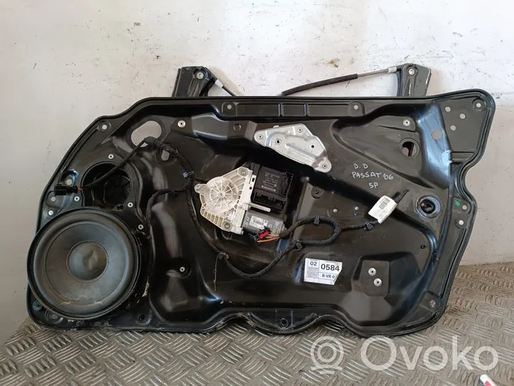 Volkswagen PASSAT B6 Etuoven sähkökäyttöinen ikkunan nostin 3C1837756G