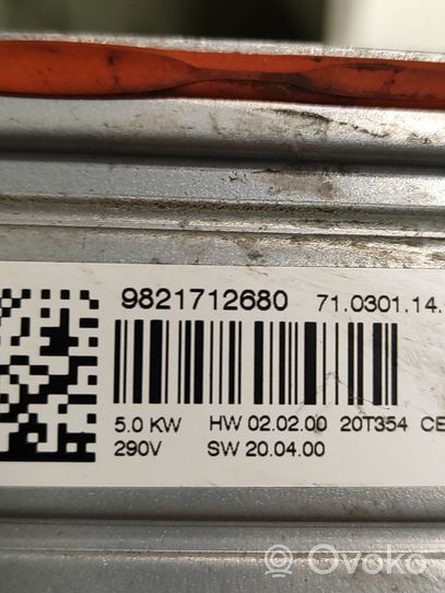 Peugeot 508 II Hybrid/electric vehicle battery fan 9821712680