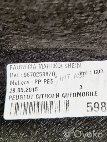 Citroen C4 II Tavaratilan sivuverhoilu 96702598ZD