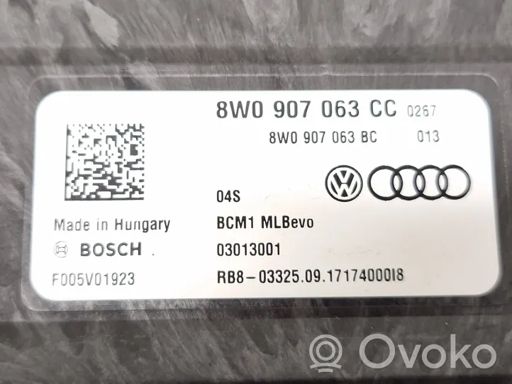 Audi A4 S4 B9 Moduł / Sterownik komfortu 8W0907063CC