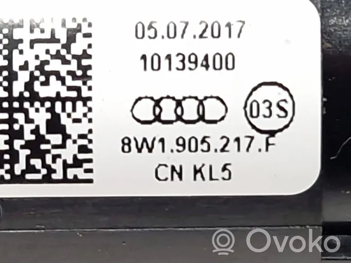 Audi A4 S4 B9 Engine start stop button switch 8W1905217F