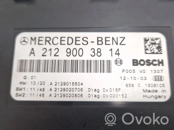 Mercedes-Benz CLS C218 X218 Module de fusibles A2129003814