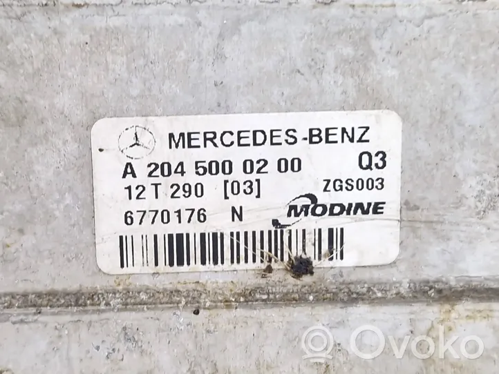 Mercedes-Benz CLS C218 X218 Chłodnica / Komplet A2045000200