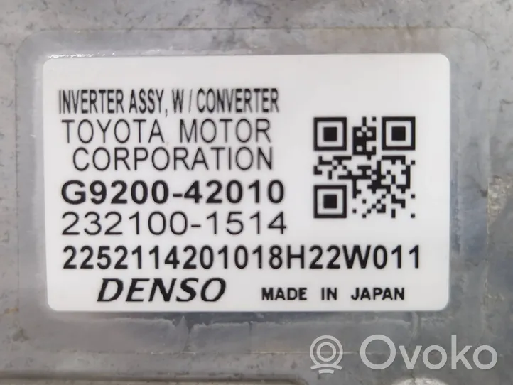 Toyota RAV 4 (XA40) Convertitore di tensione inverter G920042010