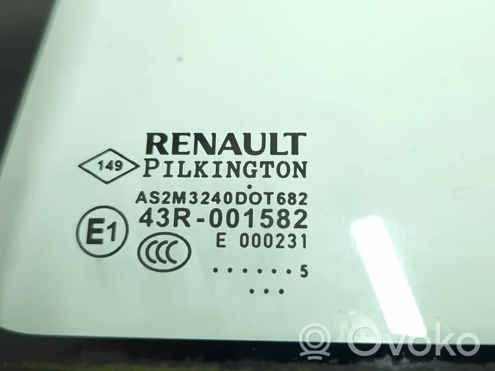 Renault Laguna III Vetro del deflettore posteriore 43R001582