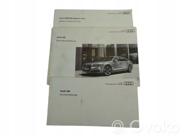 Audi A8 S8 D4 4H Libro con el historial de mantenimiento del propietario 14255668MH00