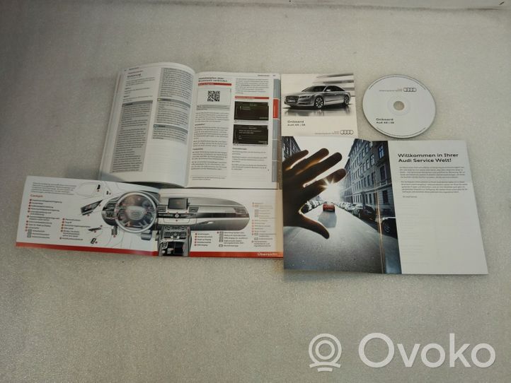 Audi A8 S8 D4 4H Owners service history hand book 14255668MH00