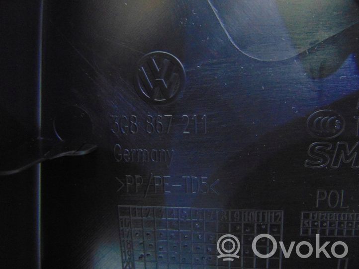 Volkswagen Arteon Takaoven verhoilu 3G8867211B