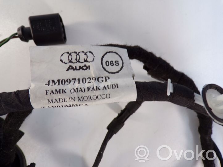 Audi Q7 4M Priekšējo durvju vadu instalācija 4M0971029GP