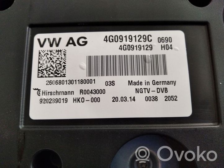 Audi A8 S8 D4 4H Videon ohjainlaite 4G0919129C