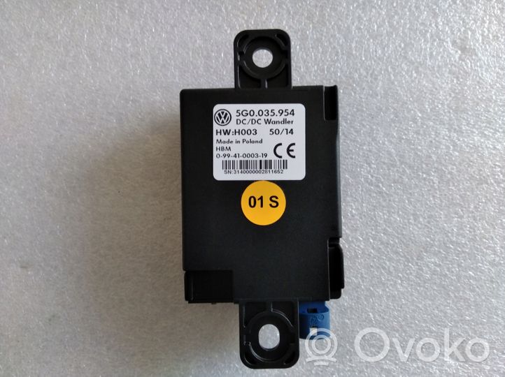 Volkswagen Golf VII Voltage converter/converter module 5G0035954