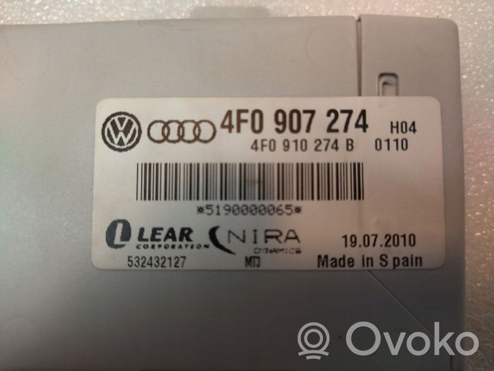 Audi A6 S6 C6 4F Centralina della pressione pneumatico 4F0907274