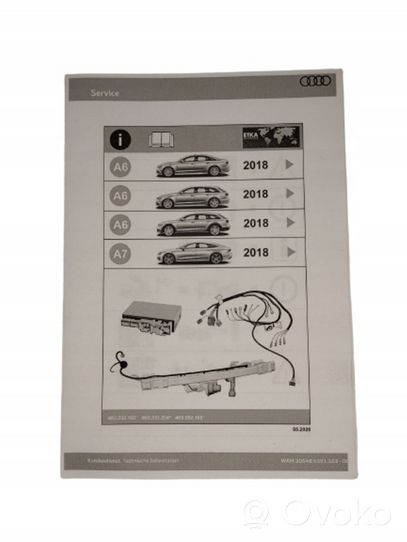 Audi A6 S6 C8 4K Centralina/modulo rimorchio barra di traino 4M0907383F