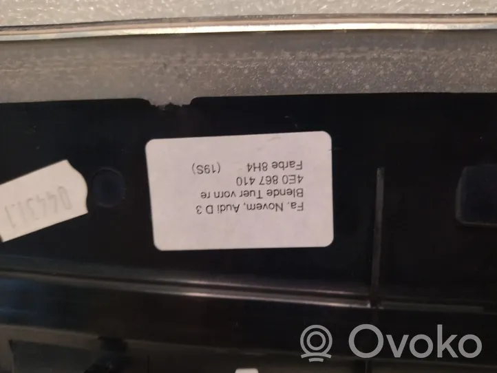 Audi A8 S8 D3 4E Etuoven verhoilu (käytetyt) 4E0867410H