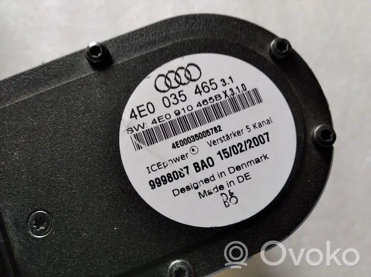 Audi A8 S8 D3 4E Garso stiprintuvas 4E0035465