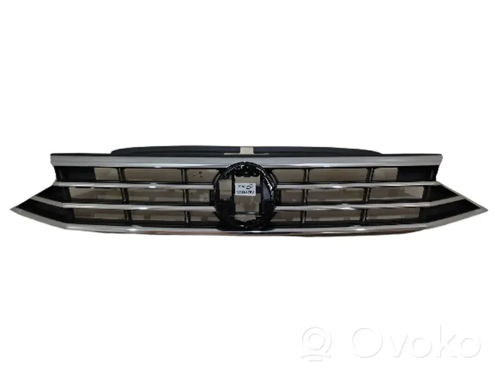 Volkswagen PASSAT B8 Grille calandre supérieure de pare-chocs avant 3G0853651DE