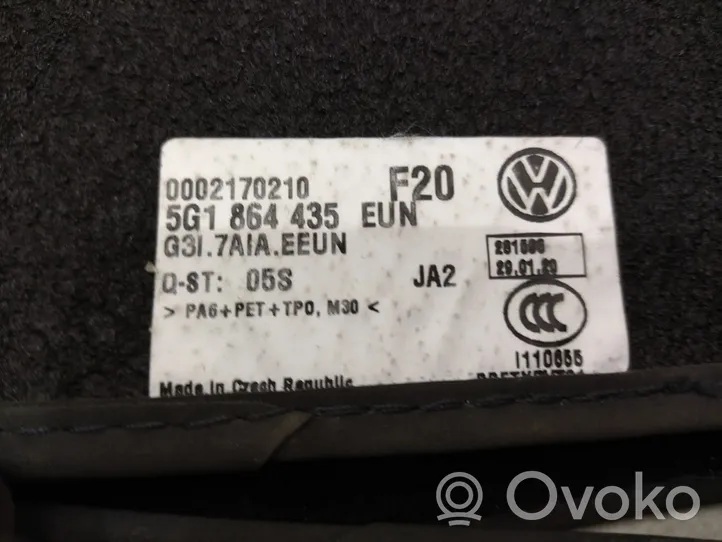 Volkswagen Golf VII Car floor mat set 5G1864435