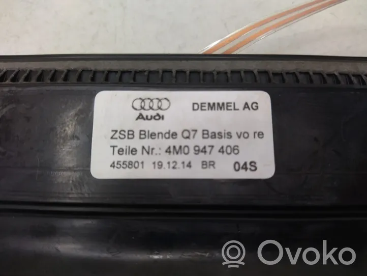 Audi Q7 4M Copertura del rivestimento del sottoporta anteriore 4M0947406