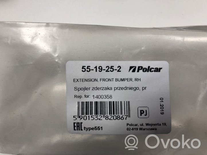 Opel Vectra C Labbro del paraurti anteriore 1400358