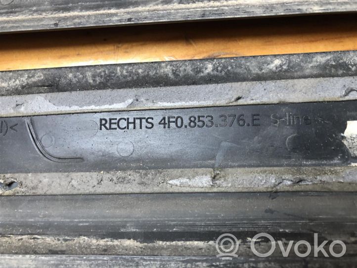 Audi A6 S6 C6 4F Garniture de marche-pieds / jupe latérale 4F0853374C