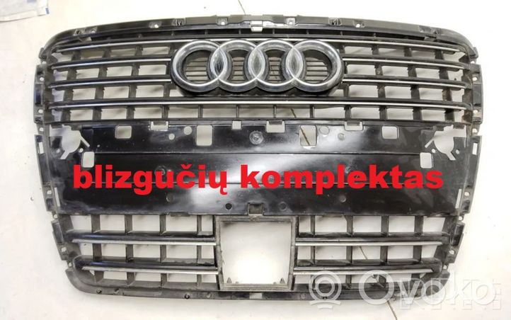 Audi A8 S8 D4 4H Front bumper upper radiator grill 