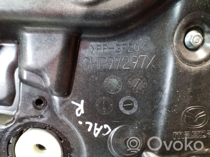 Mazda 6 Mechanizm podnoszenia szyby tylnej bez silnika GHP97297X