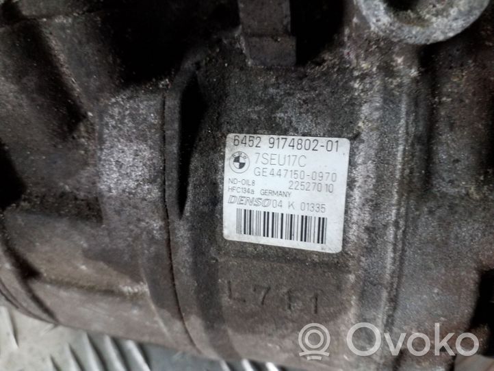 BMW 7 E65 E66 Compressore aria condizionata (A/C) (pompa) 9174802