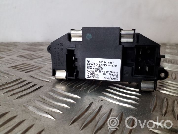 Audi A3 S3 A3 Sportback 8P Résistance moteur de ventilateur de chauffage 3C0907521F