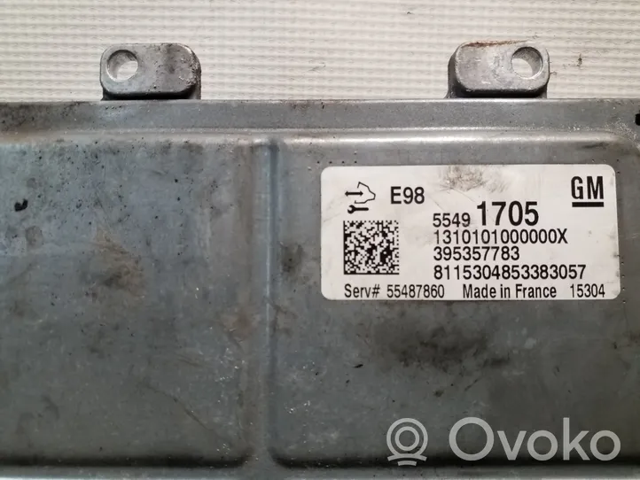 Opel Mokka Calculateur moteur ECU 55491705