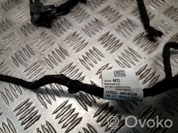 Opel Mokka Arnés de cableado de la puerta trasera/maletero 95245968