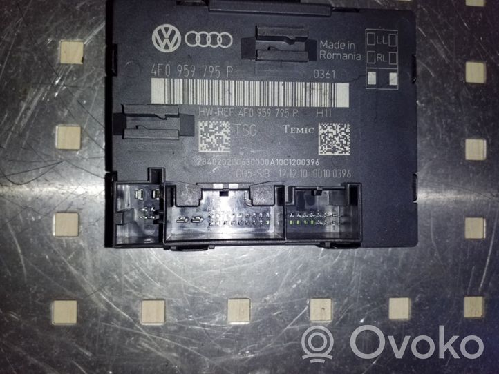 Audi Q7 4L Unité de commande module de porte 4F0959795P