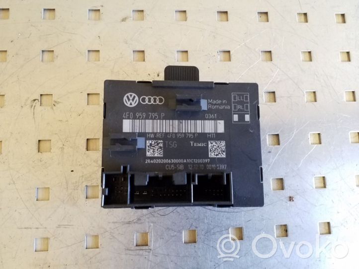 Audi Q7 4L Durų elektronikos valdymo blokas 4F0959795P