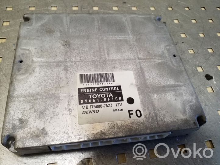 Toyota Corolla Verso E121 Sterownik / Moduł ECU 896610F100