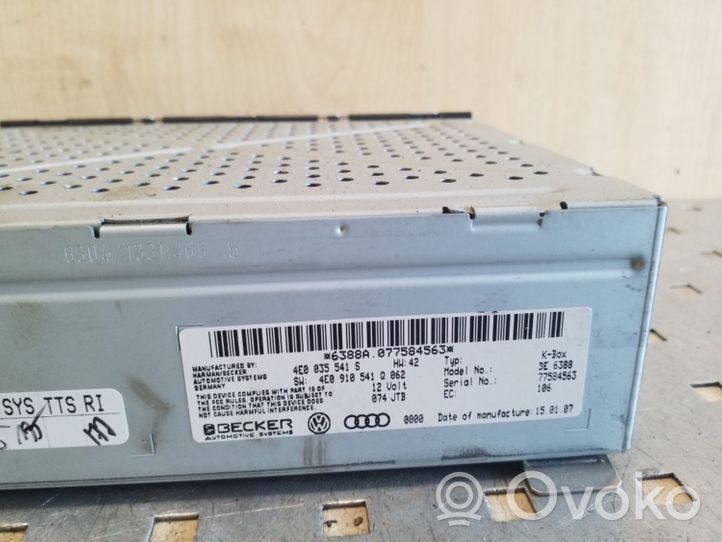 Audi Q7 4L Muut ohjainlaitteet/moduulit 4E0035541S