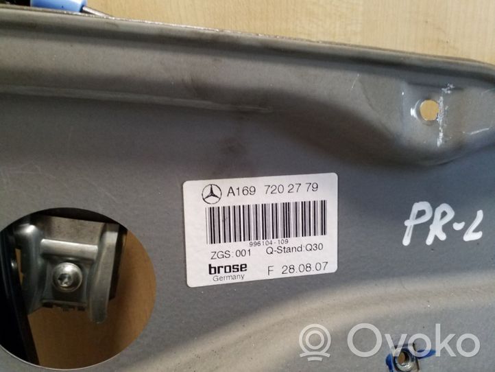 Mercedes-Benz A W169 Etuikkunan nostomekanismi ilman moottoria A1697202779
