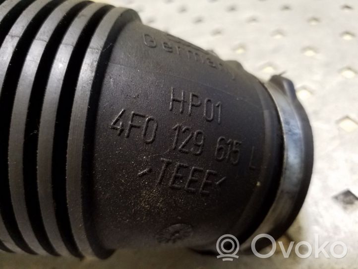 Audi A6 S6 C6 4F Część rury dolotu powietrza 4F0129615L