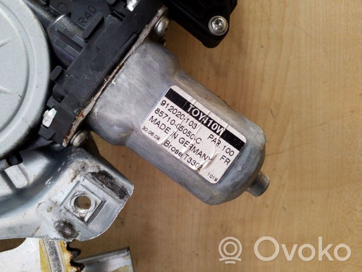 Toyota Avensis T270 Mécanisme de lève-vitre avec moteur 912020103