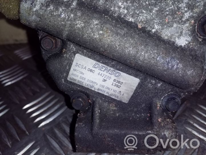 Toyota Corolla E120 E130 Compressore aria condizionata (A/C) (pompa) 4472206362