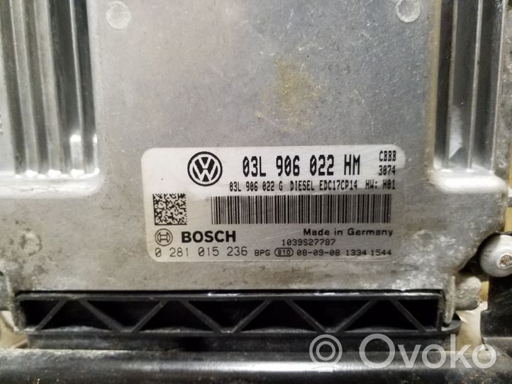 Volkswagen Tiguan Sterownik / Moduł ECU 03L906022HM