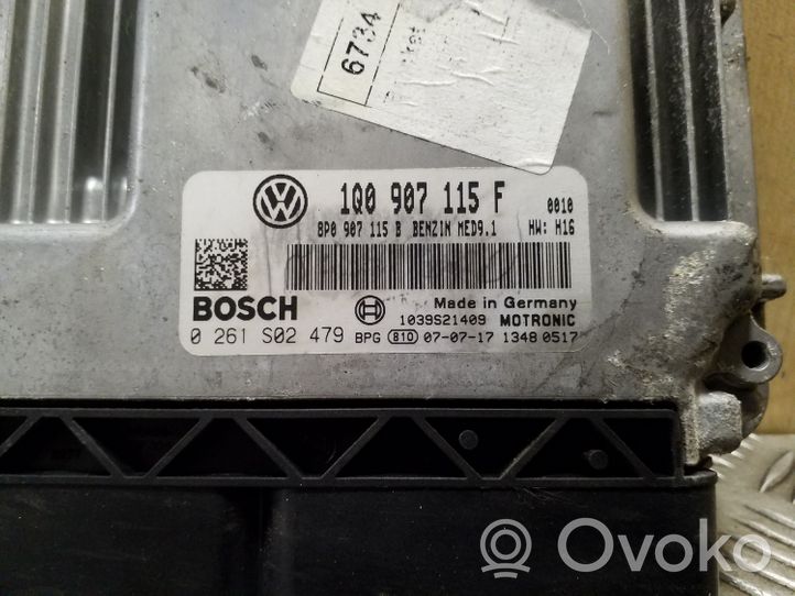 Volkswagen Eos Calculateur moteur ECU 1Q0907115F