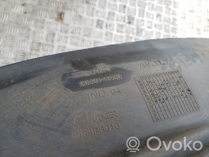 Citroen C4 I Picasso Rivestimento paraspruzzi passaruota anteriore 9653141980