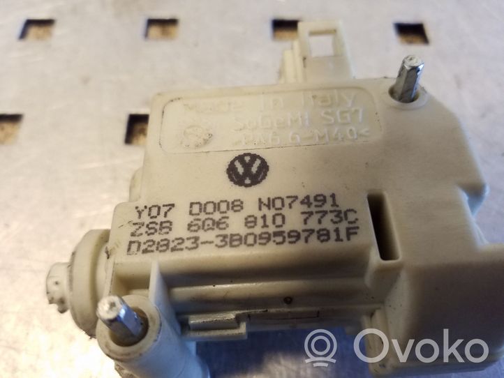 Volkswagen Polo IV 9N3 Polttoainetankin korkin lukon moottori 6Q6810773C