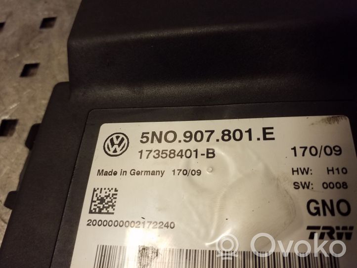 Volkswagen Tiguan Käsijarrun ohjainlaite 5N0907801E