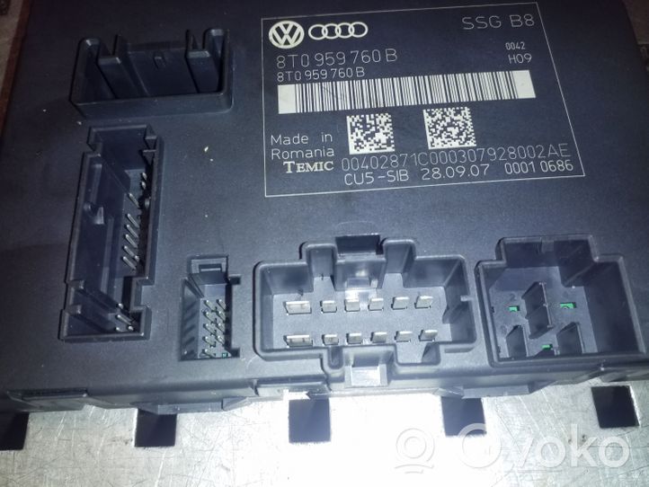 Audi A5 8T 8F Module de commande de siège 8T0959760B