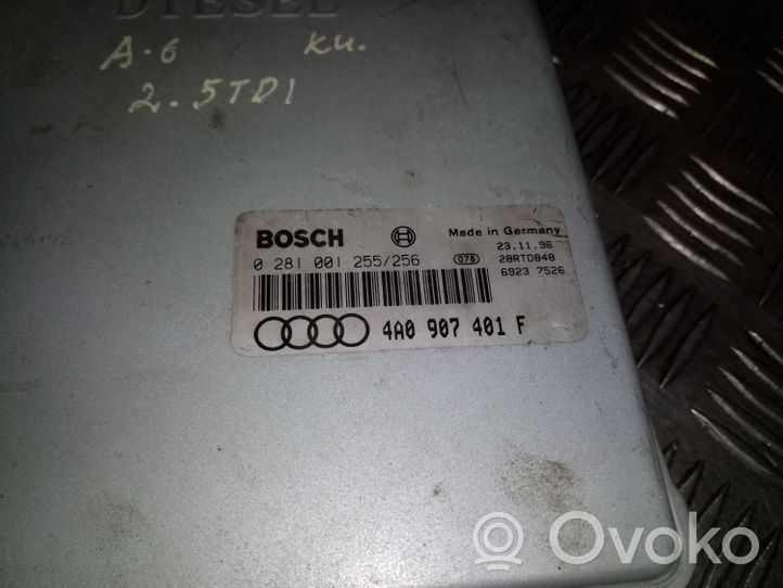 Audi 100 S4 C4 Variklio valdymo blokas 4A0907401F