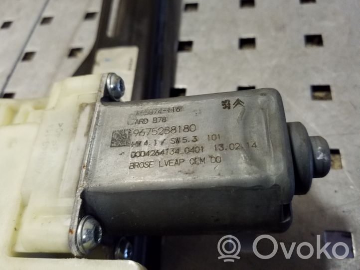 Citroen C4 Grand Picasso Mécanisme lève-vitre de porte arrière avec moteur 9676172380