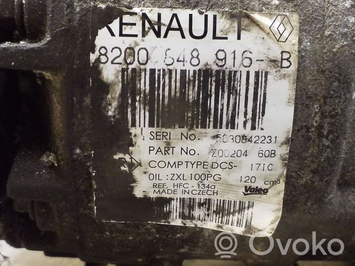 Renault Trafic III (X82) Air conditioning (A/C) compressor (pump) 8200848916B