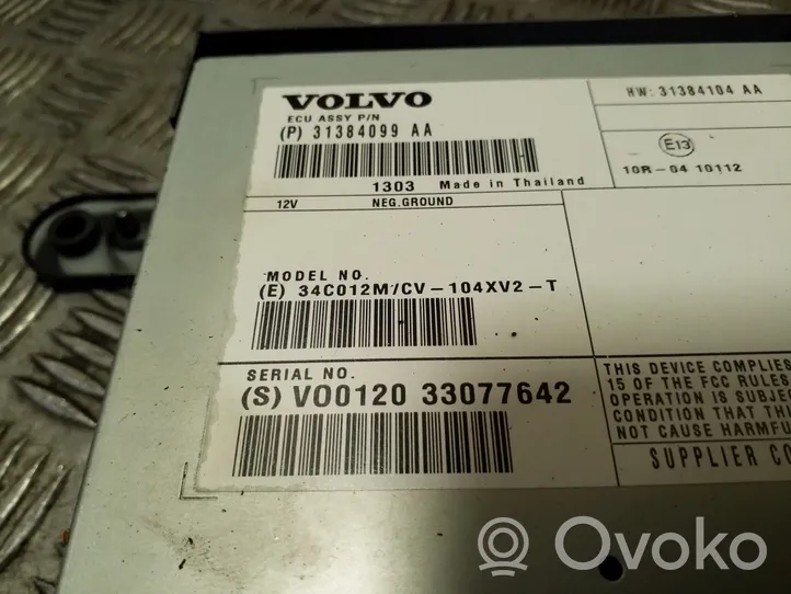 Volvo V40 Wzmacniacz audio 31384099