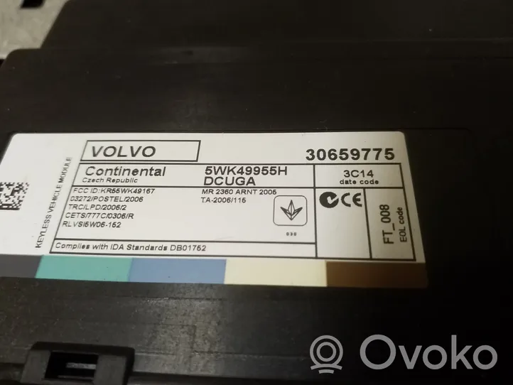 Volvo V40 Module de contrôle sans clé Go 30659775