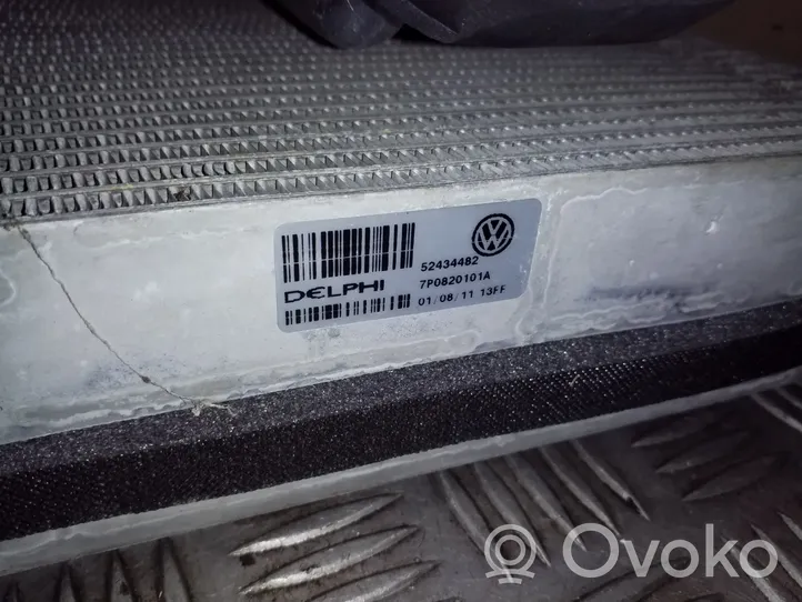 Volkswagen Touareg II Air conditioning (A/C) radiator (interior) 7P0820101A
